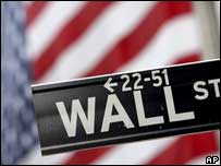 Placa de rua em Wall Street