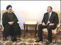 الهام علی اف و محمد خاتمی