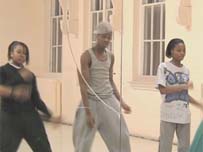 Malcolm in dance class