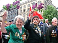 Щороку 9 травня Хрещатиком проходили ветерани 