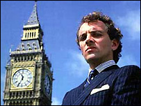 Alan B'Stard in younger days