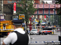 Uma das bombas foi colocada no metrô de Shepherd's Bush, no oeste de Londres
