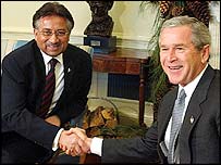 بش اور مشرف