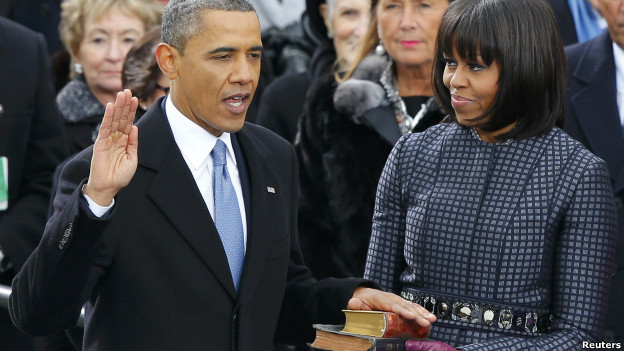 奥巴马宣誓就职