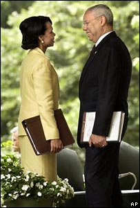 کولن پاول اور کونڈولیزا رائس