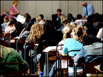 参加考试的学生