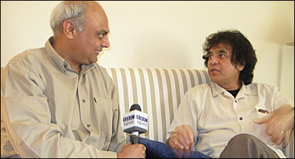 ज़ाकिर हुसैन और संजीव श्रीवास्तव