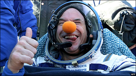 Space clown, Guy Laliberté