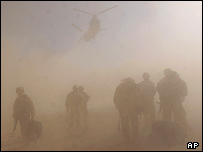 نيروهای ائتلاف بين المللی در جنوب افغانستان 