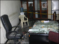 Suicide bomb blast at Minister Devananda's office