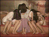 Crianças prostitutas na Tailândia. Foto de Arquivo