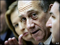 O primeiro-ministro israelense, Ehud Olmert.