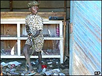 Bir çocuk savaşçı