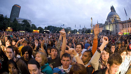 Crowd at Cardiff Big Weekend