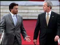 مشرف اور بش