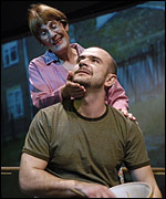 Actors performing in Double Act