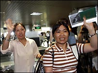 Đa số lao động  là phụ nữ giúp việc nội trợ cho gia đình nước sở tại