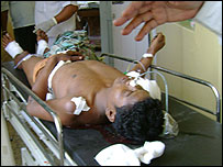 घायल जवान