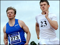 1908 v 2009 athletes - part of Open Up Step Up