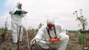 Проверка на радиоактивное заражение