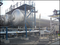 Planta industrial da Vattenfall em Schwarze Pumpe, no norte da Alemanha, 