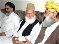 مولانا فضل الرحمٰن، قاضی حسین احمد