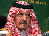 سعود الفیصل، وزیر امور خارجه عربستان 