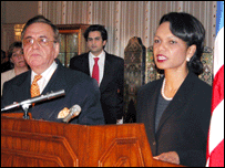 کونڈالیزا رائس اور خورشید قصوری