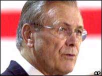 Rumsfeld disse que idéia é "perfeitamente razoável"