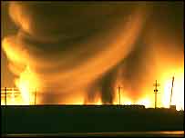 Explosões ocorreram às margens do rio Mississipi