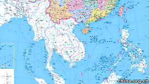 Bản đồ mới của Trung Quốc