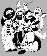 The Loungs in cartoon form