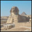Esfinge e pirâmide