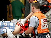 Guş Etzion'a düzenlenen saldırıda yaralanan bir İsrailli