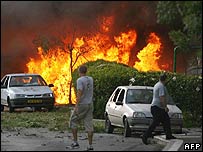 Bir Hizbullah saldırısı sonrası İsrail