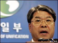 Bộ trưởng phụ trách thống nhất Lee Jae-joung