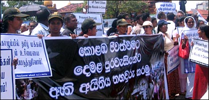 Protest in Colombo (photo Elmo Fernando)