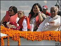 महात्मा गांधी की अस्थियाँ विसर्जित