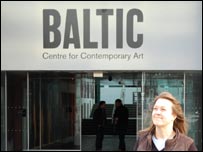 Elaina Thompson outside Baltic