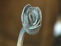 Knife turned into flower