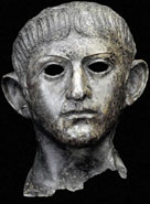 Bronze head of the Emperor Claudius