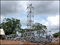 VOT transmitters bombed in Kilinochchi (LTTE library photo)