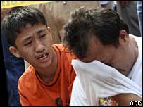 Filipinos lamentam a tragédia