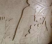 One of the hotel's original features created by Eric Gill