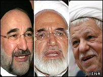 خاتمی، کروبی، رفسنجانی