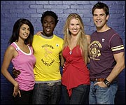 Konnie with the Blue Peter team