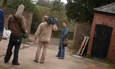 Rhod arrives to meet his partner