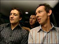 Young white clubbers