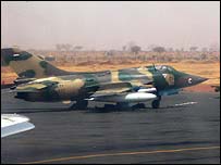 Người ta nhìn thấy máy bay Fantan của Trung Quốc tại Nyala, Darfur