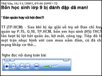 Bài về vụ đánh đập học sinh trên Tuổi trẻ